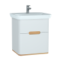 Шкаф  Sento с раковиной, с 2 ящиками, 65 см, с LED подсветкой, цвет матовый белый ( ножки 61069 заказываются отдельно ) Шкаф  Sento с раковиной, с 2 ящиками, 65 см, с LED подсветкой, цвет матовый белый ( ножки 61069 заказываются отдельно )