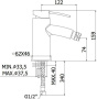 Смеситель для биде Paffoni Berry BR131CR Смеситель для биде Paffoni Berry BR131CR
