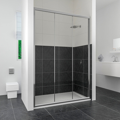 Душевая дверь RGW Classic CL-11 150 04091150-11 профиль Хром стекло прозрачное