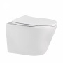 Подвесной унитаз Abber Bequem AC1102MW белый матовый с микролифтом Подвесной унитаз Abber Bequem AC1102MW белый матовый с микролифтом