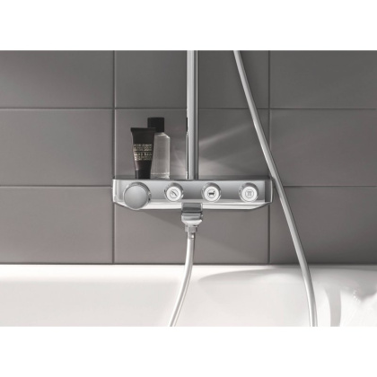 Душевая система поворотная с термостатом с изливом Grohe SmartControl хром (26510000) Душевая система поворотная с термостатом с изливом Grohe SmartControl хром (26510000)