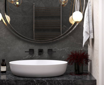 Керамогранит К21_12 Laparet Leda Black (60смх60смх9мм) (4шт_1,44м2) карвинг, м2