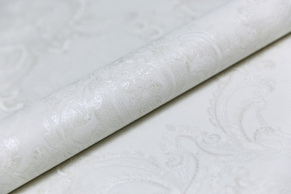 Обои виниловые Ориент мотив, белый, KM7701