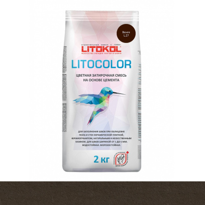 Затирка цементная LITOCOLOR L.27 венге Затирка цементная LITOCOLOR L.27 венге
