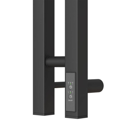Полотенцесушитель электрический Point Гермес PN13812B П3 80x1200 диммер справа, черный Полотенцесушитель электрический Point Гермес PN13812B П3 80x1200 диммер справа, черный