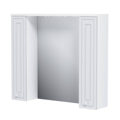 Зеркальный шкаф Palace One с подсветкой, 75х85х19 см, белый, M41MPX0851WG