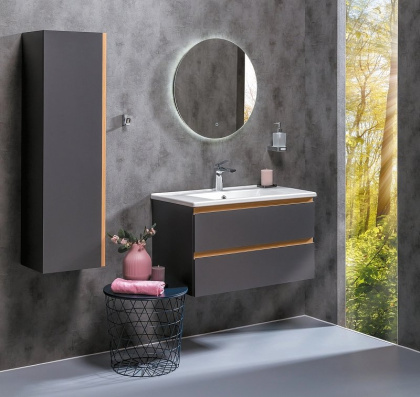 Тумба CAPOLDA 85 антрацит 849-085-A Boheme