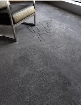 Турнель серый тёмный обрезной 80x80x0,9