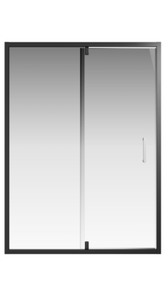 Душевая дверь Creto Astra 121-WTW-140-C-B-6 стекло прозрачное профиль черный, 140х195 см