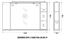 Шкаф подвесной BelBagno MARINO-SPC-1200/750-2A-BL-P Шкаф подвесной BelBagno MARINO-SPC-1200/750-2A-BL-P