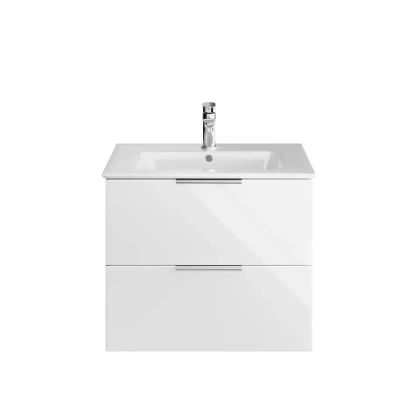 Тумба CUBO подвесная с ящиками 70, белая матовая Тумба CUBO подвесная с ящиками 70, белая матовая