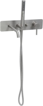 Смеситель для ванны Allen Brau Priority 5.31A06-BN (с внутренней частью) никель браш