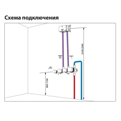 Душевая система Timo Saona SX-2329/18SM скрытого монтажа с термостатом, черное золото Душевая система Timo Saona SX-2329/18SM скрытого монтажа с термостатом, черное золото