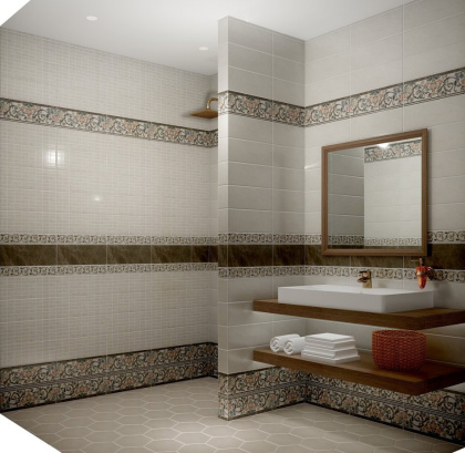 Декор MM15138 Лирия бежевый мозаичный 15*40*6.9 (уп\10шт), шт