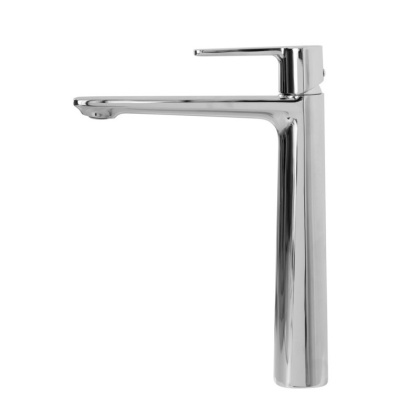 LUX-LC-01-W0 Смеситель для накладных раковин однорычажный, без донного клапана, хром