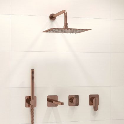 A7751.288.289.338.329.290.292.291 Встраиваемый комплект для ванны с верхней душевой насадкой, лейкой A7751.288.289.338.329.290.292.291 Встраиваемый комплект для ванны с верхней душевой насадкой, лейкой