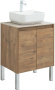 Тумба под раковину Aquanet Nova Lite 60 дуб рустикальный (2 дверцы)