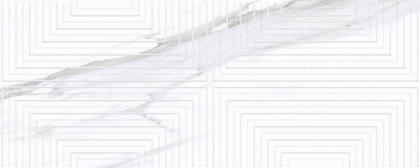 Декор Aria белый 20х50,шт.