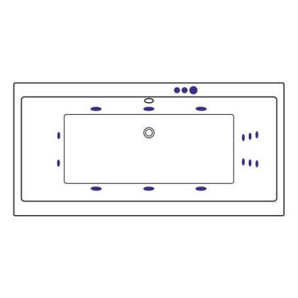 Ванна EXCELLENT Pryzmat 150x75 "SMART" (хром) Ванна EXCELLENT Pryzmat 150x75 "SMART" (хром)