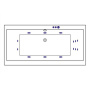 Ванна EXCELLENT Pryzmat 170x75 "SMART" (хром) Ванна EXCELLENT Pryzmat 170x75 "SMART" (хром)