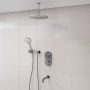 A174868 Thermo Встраиваемый комплект для ванны с верхней душевой насадкой, лейкой и изливом A174868 Thermo Встраиваемый комплект для ванны с верхней душевой насадкой, лейкой и изливом