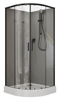 Душевая кабина Aquanet Passion EVO R black 90x90 набор 2 Душевая кабина Aquanet Passion EVO R black 90x90 набор 2