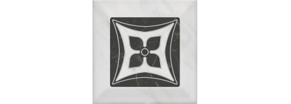 Декор 2 TOC005 Келуш Черный/Белый (9,8см*9,8см*6,9мм) (27шт/0,259м2) Орнамент, шт Декор 2 TOC005 Келуш Черный/Белый (9,8см*9,8см*6,9мм) (27шт/0,259м2) Орнамент, шт