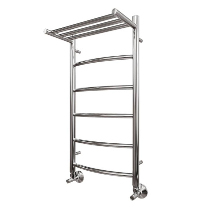 Полотенцесушитель водяной Point Афина PN04148P П5 400x800 с полкой, хром Полотенцесушитель водяной Point Афина PN04148P П5 400x800 с полкой, хром