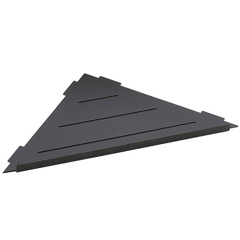 Душевая полка Bemeta Cytro 101302430 угловая, Черная матовая