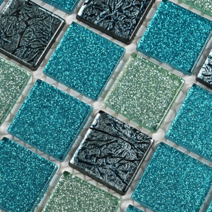 Мозаика стеклянная Breeze (чип 4*25*25) 300*300(22шт-1.98м2), м2