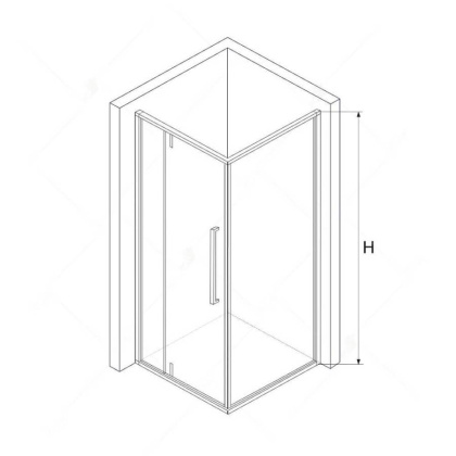 Душевой уголок RGW SV-44B (SV-03B + Z-050-3B) 06324420-014 Душевой уголок RGW SV-44B (SV-03B + Z-050-3B) 06324420-014