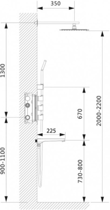 Душевая система Timo Petruma SX-5049/00SM chrome Душевая система Timo Petruma SX-5049/00SM chrome