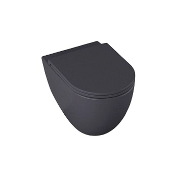Чаша подвесного унитаза Allen Brau Reality 4.32006.AN антрацит Чаша подвесного унитаза Allen Brau Reality 4.32006.AN антрацит