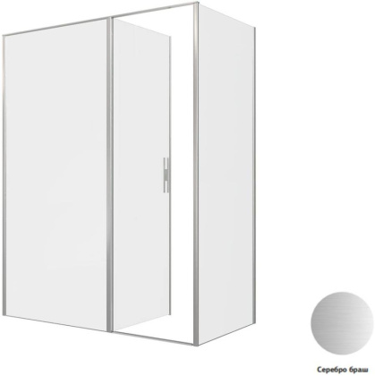 Душевой уголок Allen Brau Priority 160x80 3.31038.BA + 3.31041.BA серебро браш Душевой уголок Allen Brau Priority 160x80 3.31038.BA + 3.31041.BA серебро браш