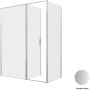 Душевой уголок Allen Brau Priority 160x80 3.31038.BA + 3.31041.BA серебро браш Душевой уголок Allen Brau Priority 160x80 3.31038.BA + 3.31041.BA серебро браш