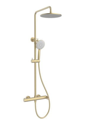 Душевая стойка Rondo VSFS-1R0BG без излива, брашированное золото