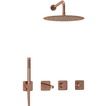 A8851.310.311.338.330.290.292.291 Встраиваемый комплект для ванны с верхней душевой насадкой, лейкой A8851.310.311.338.330.290.292.291 Встраиваемый комплект для ванны с верхней душевой насадкой, лейкой