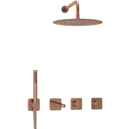 A8851.310.311.338.330.290.292.291 Встраиваемый комплект для ванны с верхней душевой насадкой, лейкой A8851.310.311.338.330.290.292.291 Встраиваемый комплект для ванны с верхней душевой насадкой, лейкой