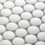 Противоскользящая мозаика Penny Round White Antislip, Non-Slip