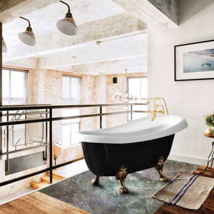 Ванна акриловая Vincea VBT-120-1700B-Cr, 1700*755*720