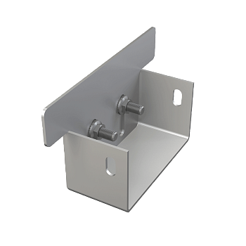 Заглушка для дренажных желобов 100 мм, нержавеющая сталь