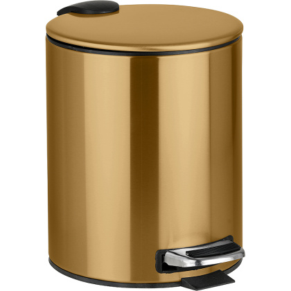 Ведро для мусора Bemeta Sablo 160315010 Золото матовое, 5 л Ведро для мусора Bemeta Sablo 160315010 Золото матовое, 5 л