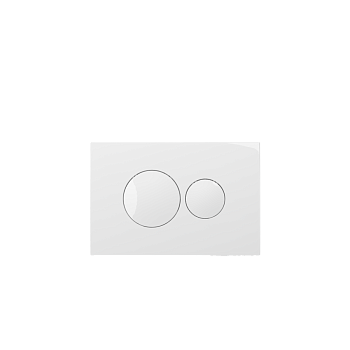 Кнопка смыва для инсталляции Creto Snap 2.0 KL-CR-751-0 белый глянцевый