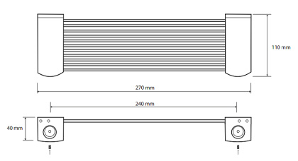 Полка Bemeta Dark 146102270