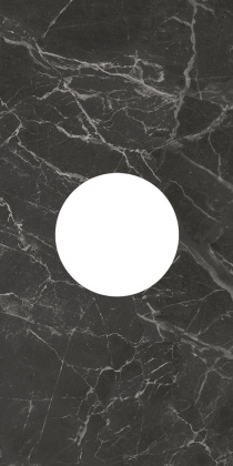 Декор Коррер наборный чёрный глянцевый 30x60x0,9