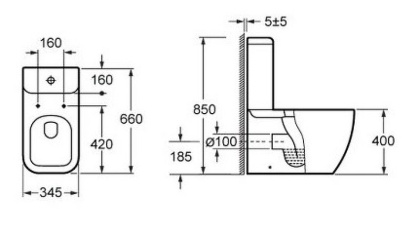 Чаша напольного унитаза BelBagno ALPINA BB10100CP Чаша напольного унитаза BelBagno ALPINA BB10100CP