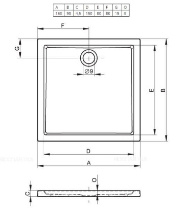 Акриловый душевой поддон Riho Zurich 258 160x90 белый DA6600500000000 Акриловый душевой поддон Riho Zurich 258 160x90 белый DA6600500000000