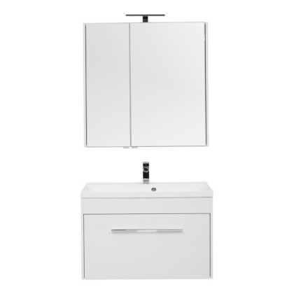 Мебель для ванной Aquanet Августа 90 белый (раковина Нота NEW) Мебель для ванной Aquanet Августа 90 белый (раковина Нота NEW)