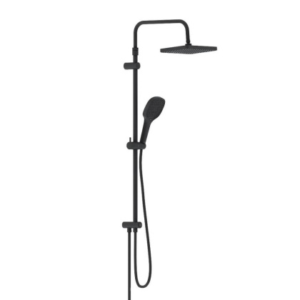 940000300 Merkur душ.система: верх.душ 310*200 мм, ручн.душ 3 ф-ции 130*250 мм, штанга 1050-1450, черная 940000300 Merkur душ.система: верх.душ 310*200 мм, ручн.душ 3 ф-ции 130*250 мм, штанга 1050-1450, черная