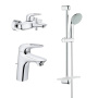 Душевой комплект Grohe Eurostyle New 124416, хром Душевой комплект Grohe Eurostyle New 124416, хром